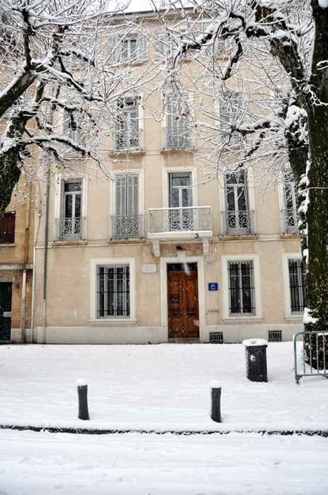 Aubagne neige 7 1 2009 (44)11h16 Maison natale M Pagnol