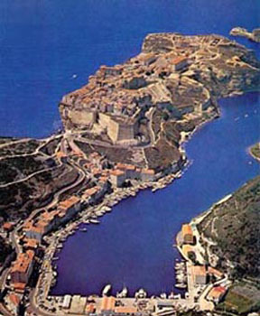 Bonifacio vue sur la ville